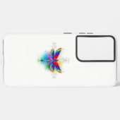 Coque Samsung Galaxy Dragonfly en arc-en-ciel (Côté gauche)