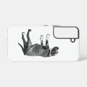 Coque Samsung Galaxy Drapé doux, écran stable (Verso Horizontal)
