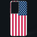 Coque Samsung Galaxy Drapeau américain<br><div class="desc">Protégez votre téléphone Samsung Galaxy avec style grâce à ce coque USA Flag qui présente le design emblématique des étoiles et des rayures rouges, blanches et bleues. Ce coque durable offre une protection fiable contre les rayures, les gouttes et l'usure quotidienne tout en mettant en valeur votre fierté américaine. Conçu...</div>