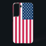 Coque Samsung Galaxy Drapeau américain<br><div class="desc">Protégez votre téléphone Samsung Galaxy avec style grâce à ce coque USA Flag qui présente le design emblématique des étoiles et des rayures rouges, blanches et bleues. Ce coque durable offre une protection fiable contre les rayures, les gouttes et l'usure quotidienne tout en mettant en valeur votre fierté américaine. Conçu...</div>