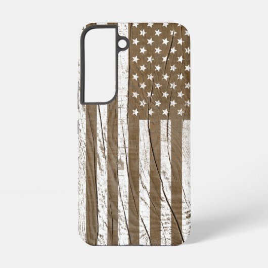 Coque Samsung Galaxy Drapeau américain Grrain Grunge (Verso)