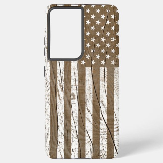 Coque Samsung Galaxy Drapeau américain Grrain Grunge (Verso)