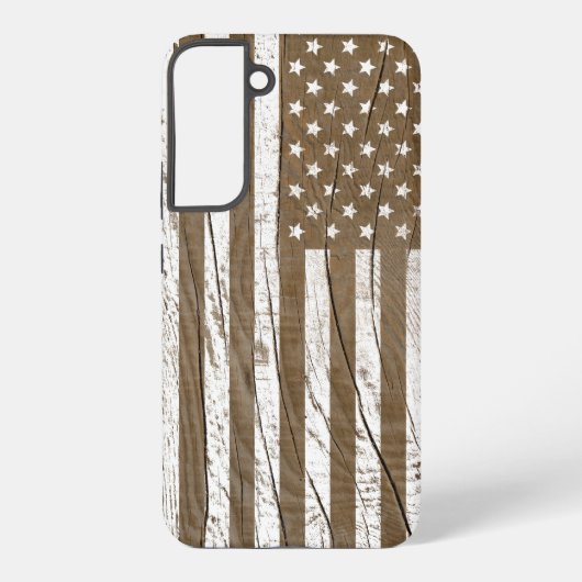 Coque Samsung Galaxy Drapeau américain Grrain Grunge (Verso)
