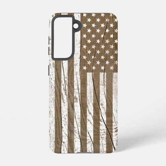Coque Samsung Galaxy Drapeau américain Grrain Grunge (Verso)