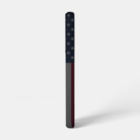 Coque Samsung Galaxy Drapeau américain Maillage métallique (Côté gauche)