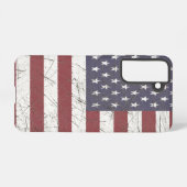 Coque Samsung Galaxy Drapeau américain usé (Verso Horizontal)