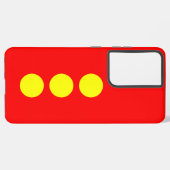 Coque Samsung Galaxy Drapeau de Christiania (Côté gauche)