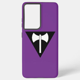 Coque Samsung Galaxy Drapeau de fierté lesbienne SlipperyJoe puissant s