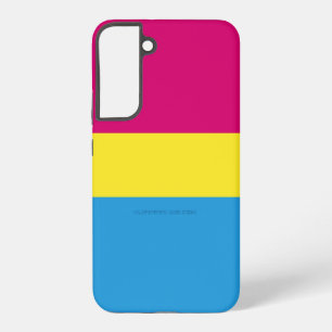 Coque Samsung Galaxy Drapeau de fierté pansexuelle SlipperyJoe rose amb