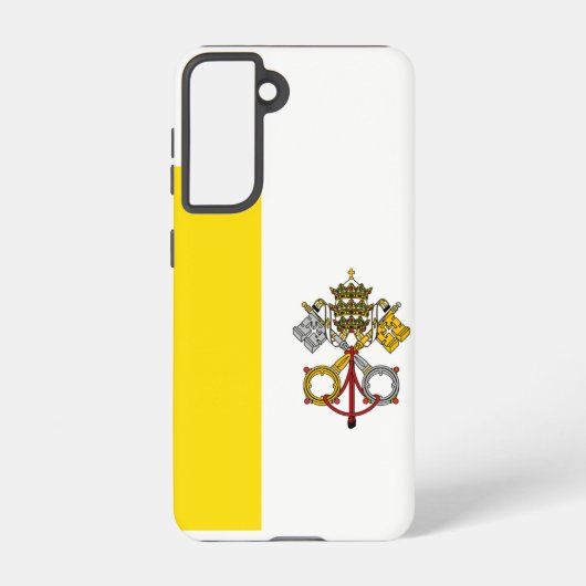 Coque Samsung Galaxy Drapeau de la ville du Vatican (Verso)