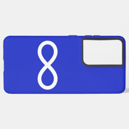 Coque Samsung Galaxy Drapeau des Métis (Côté gauche)