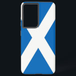 Coque Samsung Galaxy Drapeau écossais Samsung Galaxy S21 Ultra Coque<br><div class="desc">Voici notre Samsung Galaxy S21 Ultra coque avec le drapeau écossais, conçu pour combiner une protection robuste avec la fierté écossaise! Conçu avec une attention minutieuse aux détails, ce coque célèbre le riche patrimoine culturel écossais. L'arrière - plan bleu emblématique avec la croix blanche de Saint-André symbolise l'histoire et l'identité...</div>