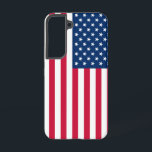 Coque Samsung Galaxy Drapeau patriotique américain<br><div class="desc">USA Drapeau Samsung Galaxy Coques ou coques iphone - Etats-Unis d'Amérique - Drapeau - Patriotique - Jour de l'Indépendance - 4 juillet - Personnalisable - Choisissez / Ajoutez votre texte / Couleur / Image unique - Faites votre cadeau spécial - Redimensionnez et déplacez ou ajoutez des éléments / image avec...</div>