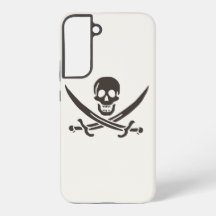 Drapeau pirate de Calico Jack avec crânes d'obsidi