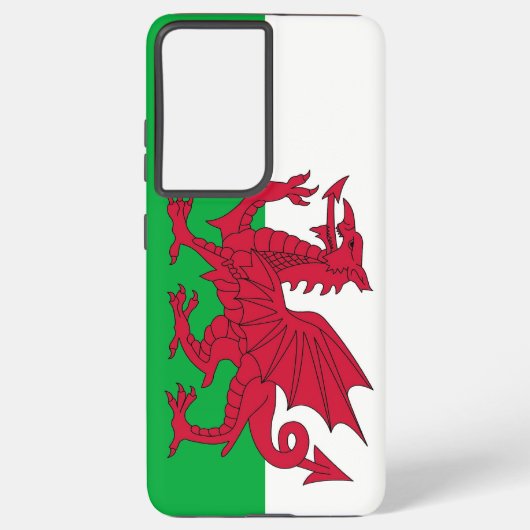 Coque Samsung Galaxy Drapeau Samsung Galaxy S21 Plus Coque Wales (Verso)