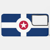 Coque Samsung Galaxy Drapeau Samsung Galaxy S21 Ultra Coque d'Indianapo (Côté gauche)