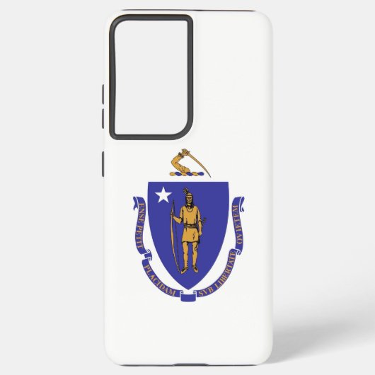 Coque Samsung Galaxy Drapeau Samsung Galaxy S21 Ultra Coque Massachuset (Verso)