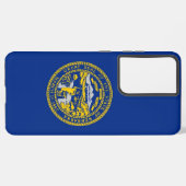 Coque Samsung Galaxy Drapeau Samsung Galaxy S21 Ultra Coque Nebraska (Côté gauche)