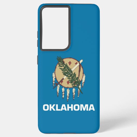 Coque Samsung Galaxy Drapeau Samsung Galaxy S21 Ultra Coque Oklahoma (Verso)