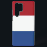 Coque Samsung Galaxy Drapeau Samsung Galaxy S22 Ultra Coque Pays-Bas<br><div class="desc">Voici notre couverture Samsung Galaxy S22 Ultra avec le drapeau des Pays-Bas, conçu pour associer protection et célébration du patrimoine néerlandais. Réalisée avec une attention minutieuse aux détails, cette couverture affiche fièrement le tricolore emblématique du rouge, du blanc et du bleu, symbolisant l'histoire, la culture et l'identité nationale des Pays-Bas....</div>