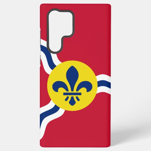Coque Samsung Galaxy Drapeau Samsung Galaxy S22 Ultra Coque St. Louis (Verso)