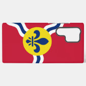Coque Samsung Galaxy Drapeau Samsung Galaxy S22 Ultra Coque St. Louis (Verso Horizontal)