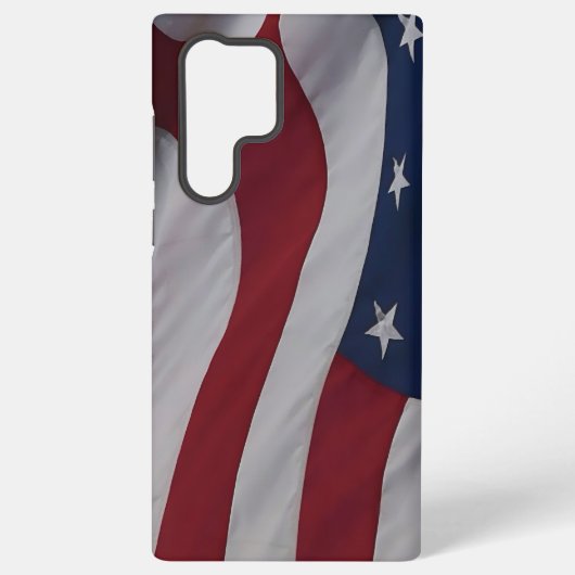Coque Samsung Galaxy Drapeau USA Waving Fabric (Verso)