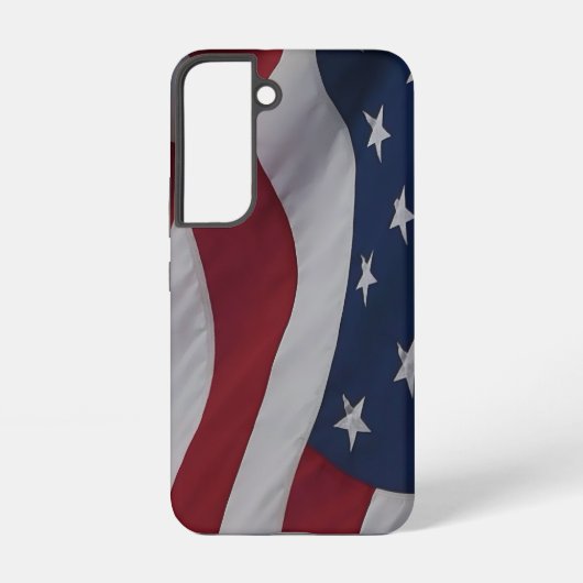 Coque Samsung Galaxy Drapeau USA Waving Fabric (Verso)