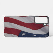 Coque Samsung Galaxy Drapeau USA Waving Fabric (Verso Horizontal)