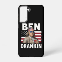 Drapeau vintage amusant du 4 juillet Ben Drankin B