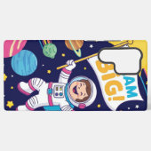 Coque Samsung Galaxy Dream Big with a Kid Astronaut (Verso Horizontal)
