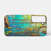 Coque Samsung Galaxy Dreamcatcher mystique en vert violet fenêtre (Verso Horizontal)