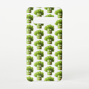 Coque Samsung Galaxy S10 Drôle Cartoon Broccoli Motif Vegan végétarien