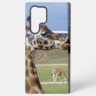 Coque Samsung Galaxy Drôle de girafe qui fait la moue,