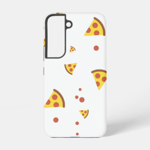 Coque Samsung Galaxy Drôle Motif Minimaliste de Pizza Pepperoni Rétro