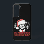 Coque Samsung Galaxy Drôle Noël Président Trump Pyjamas Vilains Noël<br><div class="desc">Drôle Noël Président Trump Pyjamas Vilains Noël</div>