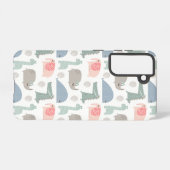 Coque Samsung Galaxy Drôle Visage mignon Doodle Motif animal (Verso Horizontal)