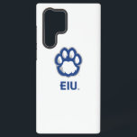Coque Samsung Galaxy Eastern Illinois Panthers Empreinte de patte & EIU<br><div class="desc">Cette conception comporte deux éléments distincts représentant l'Eastern Illinois University (EIU). En haut, un empreinte de patte de panthère stylisé est affiché en évidence. L'empreinte de patte est rendu en bleu avec un contour gris, créant un symbole audacieux et reconnaissable des Panthers EIU. Sous l'empreinte de patte, l'acronyme "EIU" est...</div>