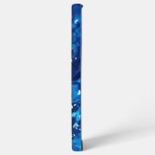 Coque Samsung Galaxy Eau bleue (Côté gauche)