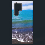 Coque Samsung Galaxy Eau côtière tranquille Samsung Téléphone Case<br><div class="desc">Ce boîtier téléphonique Samsung élégant est doté de vagues océaniques paisibles aux teintes bleues profondes,  offrant un look apaisant et élégant. Photo © Joshua J Barks</div>