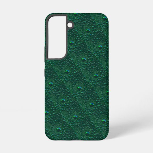 Coque Samsung Galaxy Eau sur métal vert (Verso)