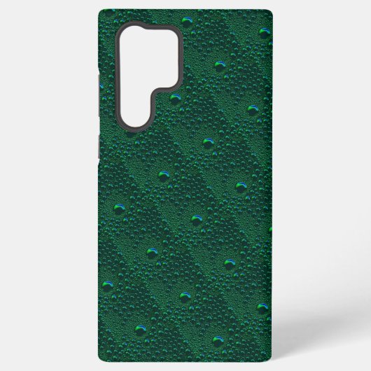Coque Samsung Galaxy Eau sur métal vert (Verso)