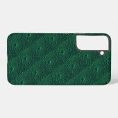 Coque Samsung Galaxy Eau sur métal vert (Verso Horizontal)