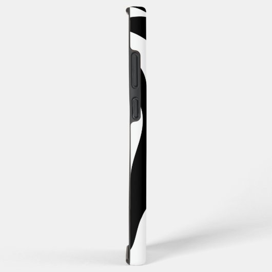 Coque Samsung Galaxy Ebb et flux 4 - Noir et blanc (Côté droit)