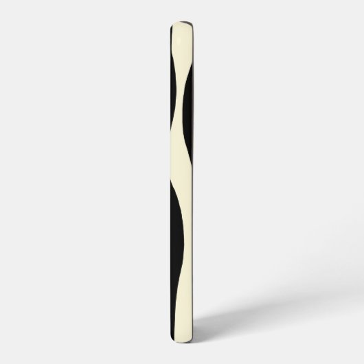 Coque Samsung Galaxy Ebb et flux - Rouge et crème (Côté gauche)