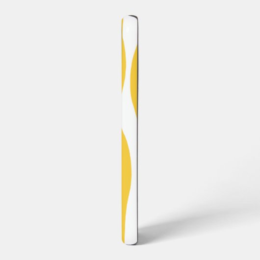 Coque Samsung Galaxy Ebb et flux - Turquoise & Jaune (Côté gauche)