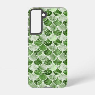Coque Samsung Galaxy Échelle verte de sirène