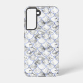 Coque Samsung Galaxy Échelles de sirène gris (Verso)