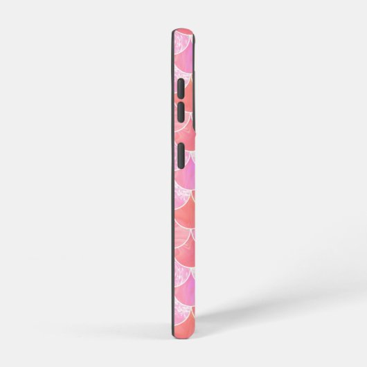Coque Samsung Galaxy Échelles de sirène rose (Côté droit)