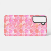 Coque Samsung Galaxy Échelles de sirène rose (Verso Horizontal)